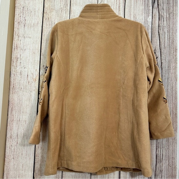 Vintage Bob Mackie women’s fleece  jacket 1X - Picture 8 of 9